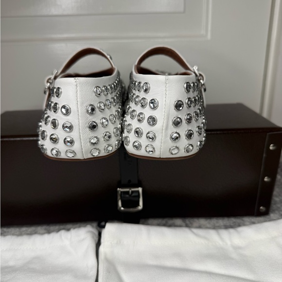 Alaia Rhinestone Ballet Flats - Picture 9 of 15